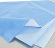 QUICK CHECK* H100 Sterilization Wrap White / Blue 15 X 15 Inch Dual Layer SMS Polypropylene Steam / EO Gas / Hydrogen Peroxide - BeHope