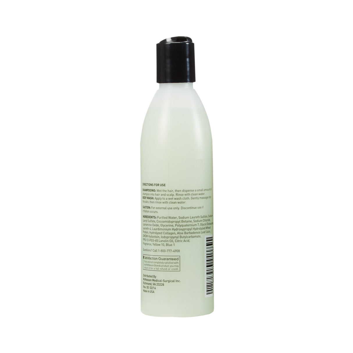 Shampoo and Body Wash McKesson 8 oz. Flip Top Bottle Cucumber Melon Scent - BeHope
