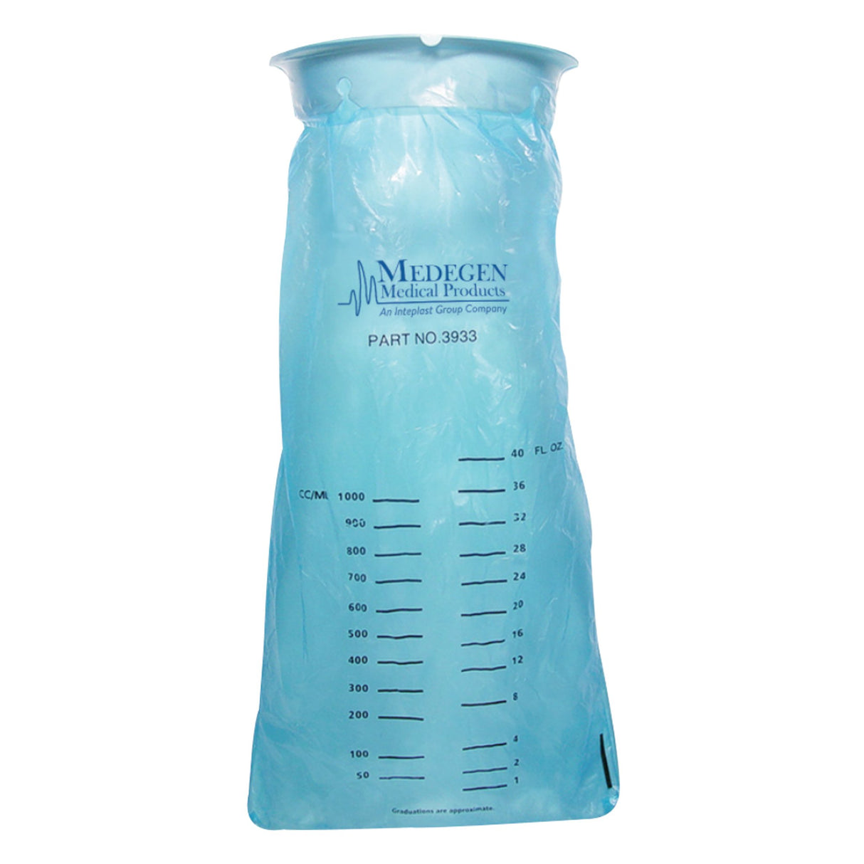 Emesis / Urine Bag 1000 mL Blue - BeHope
