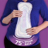 Bladder Control Pad Poise® Fresh Protection™ Overnight 5.3 Inch Length Heavy Absorbency Sodium Polyacrylate Core One Size Fits Most - BeHope