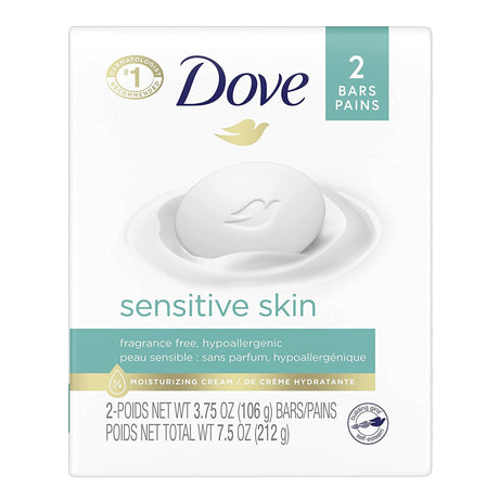 Soap Dove® Sensitive Skin Bar 4.25 oz. Individually Wrapped Unscented - BeHope