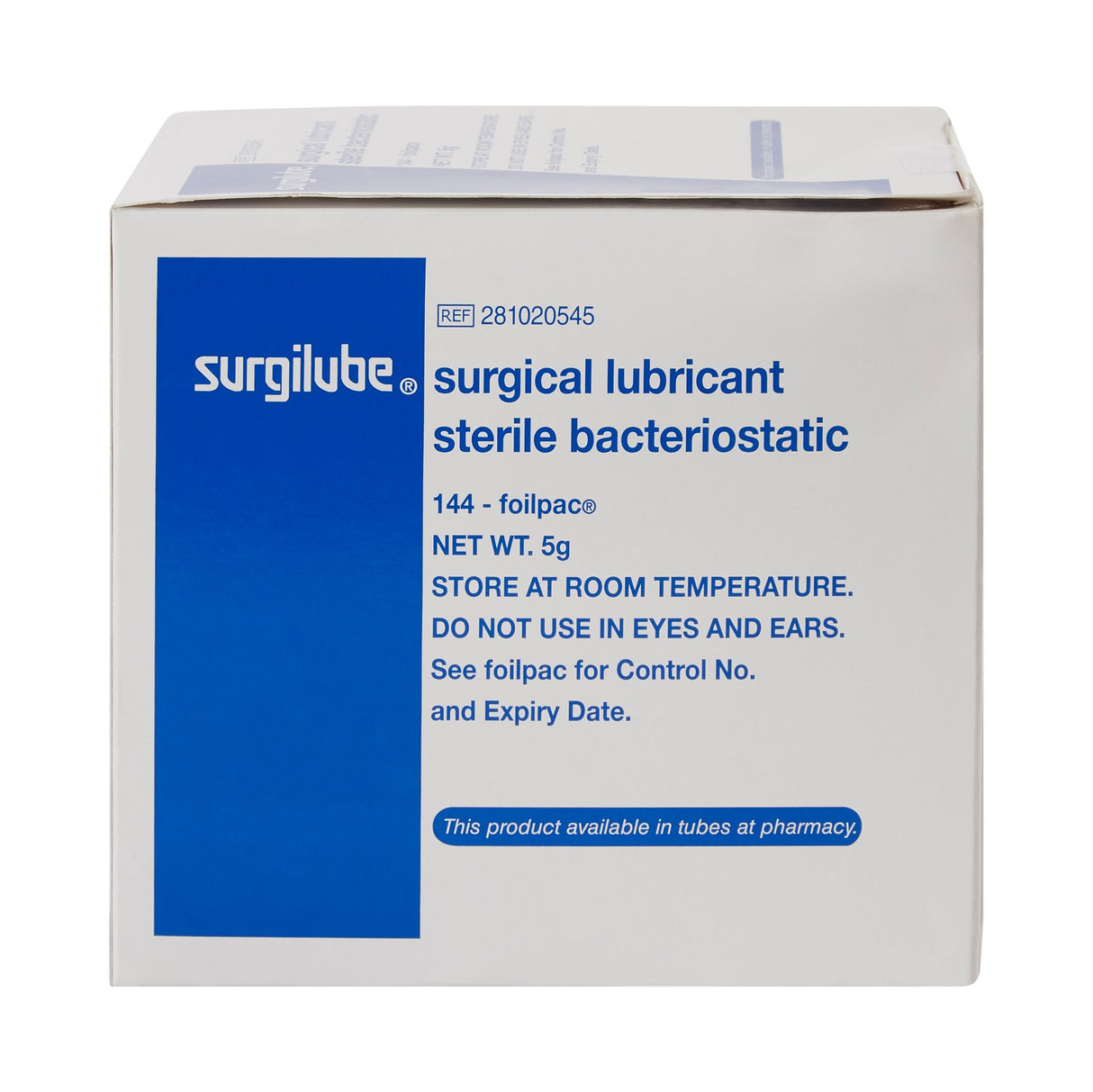 Lubricating Jelly - Carbomer free Surgilube® 5 Gram Individual Packet Sterile - BeHope