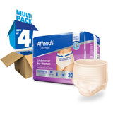 Female Adult Absorbent Underwear Attends® Discreet Pull On with Tear Away Seams Medium Disposable Heavy Absorbency - BeHope