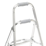 Side Step Folding Walker Adjustable Height drive™ Hemi Aluminum Frame 300 lbs. Weight Capacity 29-1/2 to 37 Inch Height - BeHope