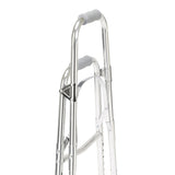 Side Step Folding Walker Adjustable Height drive™ Hemi Aluminum Frame 300 lbs. Weight Capacity 29-1/2 to 37 Inch Height - BeHope