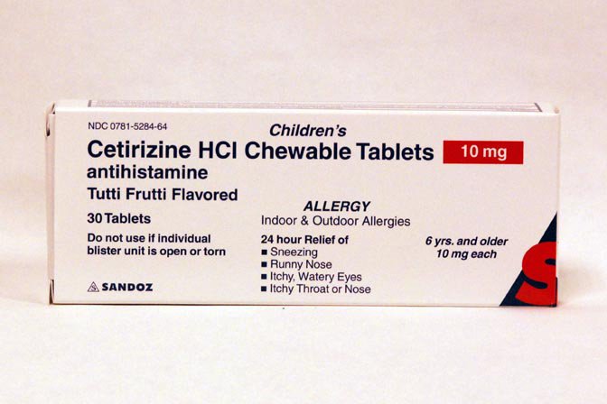 Children's Allergy Relief 10 mg Strength Chewable Tablet 30 per Box - BeHope