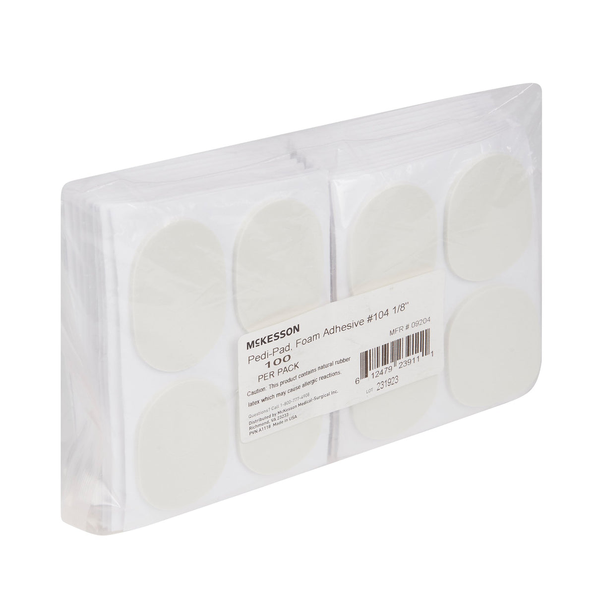 Foot Pad McKesson Pedi-Pad Size 104 Adhesive Foot - BeHope