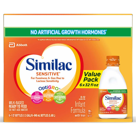 Infant Formula Similac Sensitive® Nutritionally Complete Iron Lactose Sensitivity - BeHope