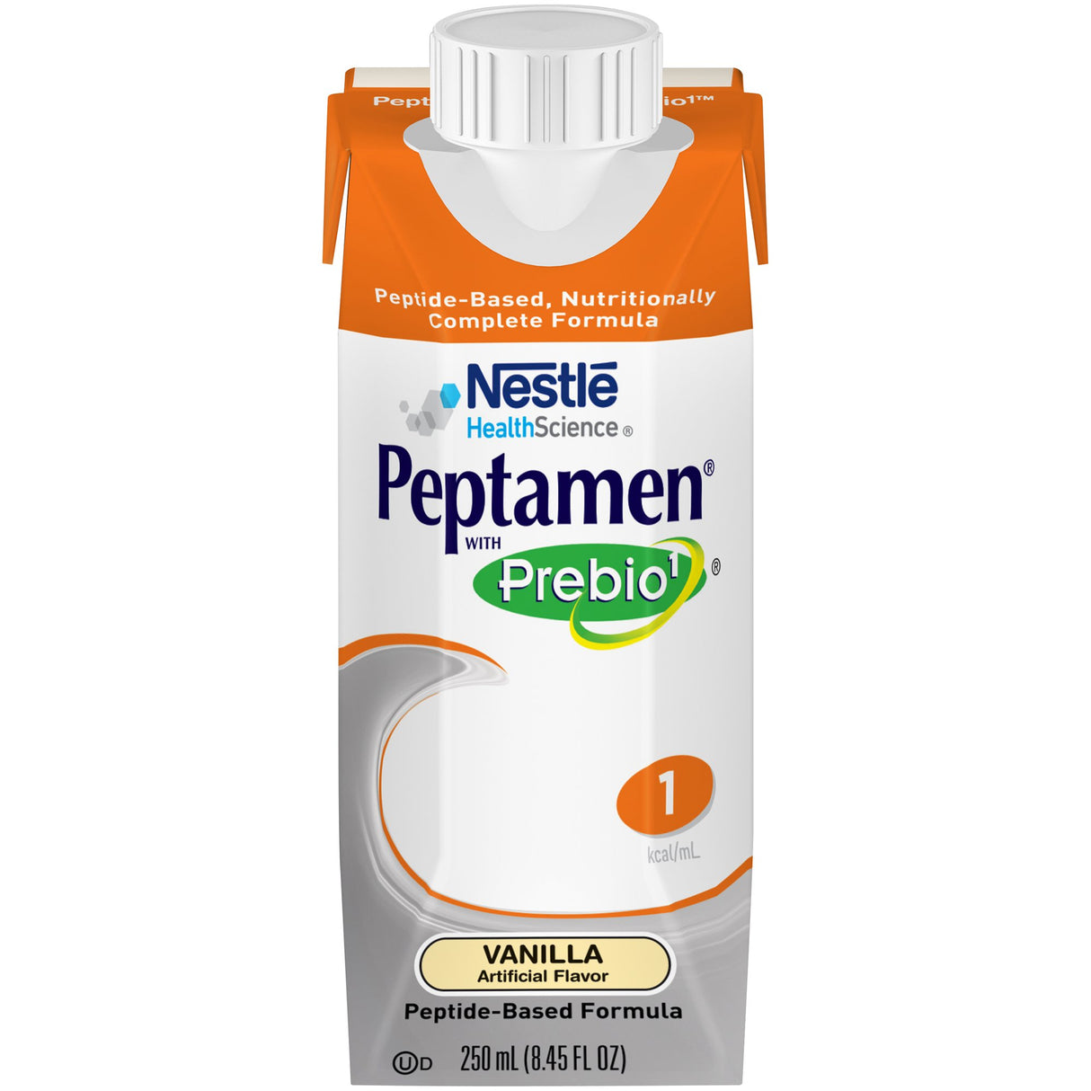 Oral Supplement Peptamen® with Prebio 1™ Vanilla Flavor Liquid 250 mL Carton - BeHope