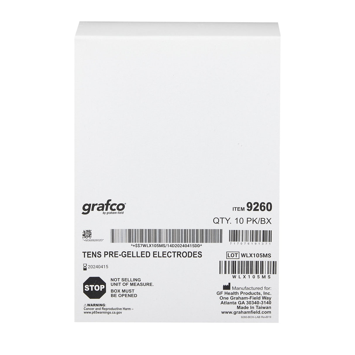 Electrotherapy Electrode For Grafco Tens And Ems Units - BeHope