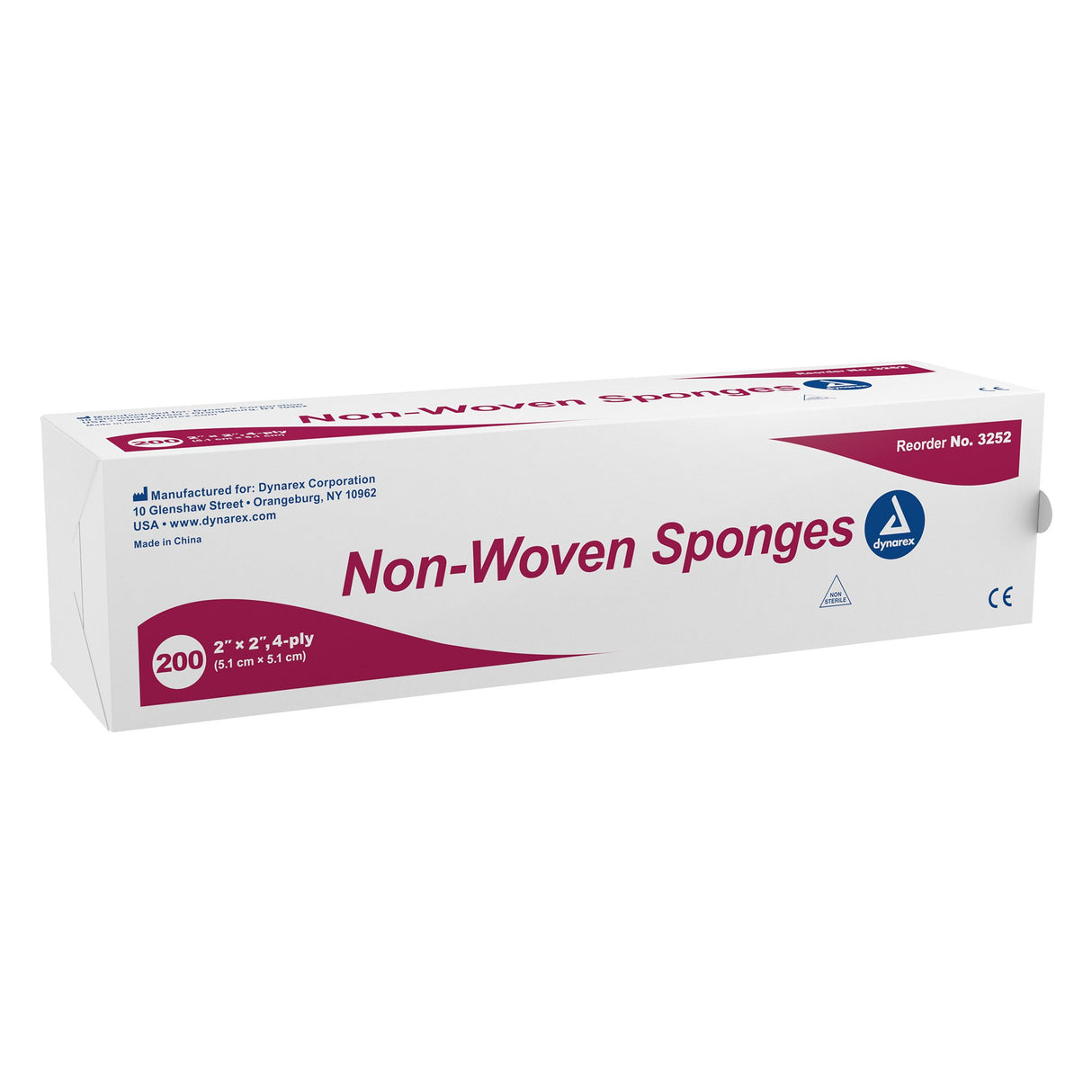 Nonwoven Sponge Dynarex® Nonsterile for General Wound Cleansing - BeHope