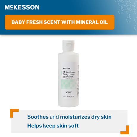 Hand and Body Moisturizer Mckesson Baby Fresh Scent - BeHope