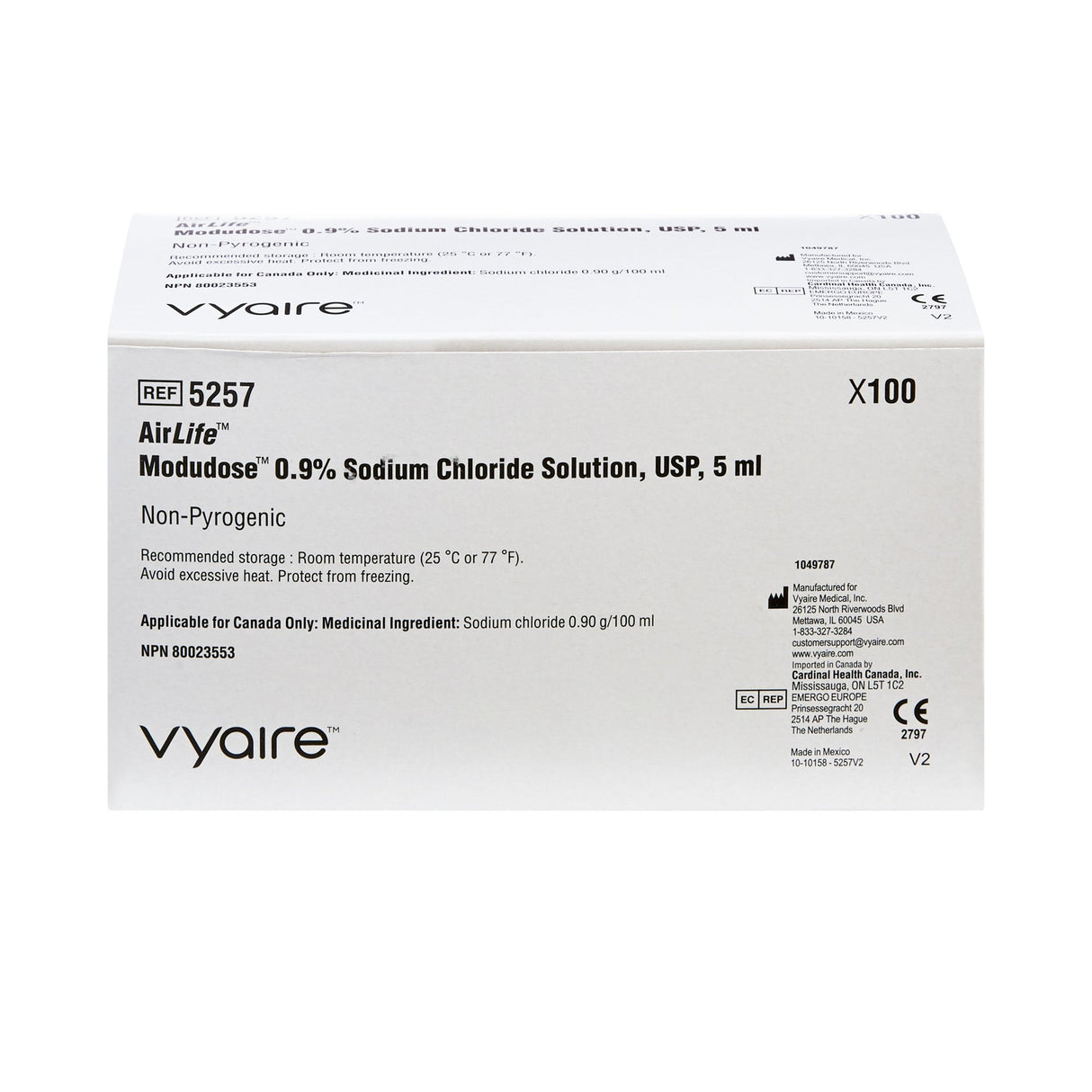 Airlife® Unit Dose Sodium Chloride Solution for IV Therapy - BeHope