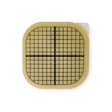Ostomy Barrier CeraPlus™ Trim to Fit, Extended Wear Hydrocolloid Up to 3-1/2 Inch Opening 4 X 4 Inch - BeHope