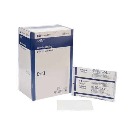 Island Dressing Telfa™ 2 X 3 Inch Rectangle Sterile Film Backing - BeHope