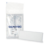 Cleanroom Wet Mop Pad Contec® Klean Max™ Sealed Edge Medium White Microfiber / Polyester Disposable - BeHope