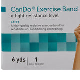 Exercise Resistance Band McKesson CanDo® Yellow 5 Inch X 6 Yard X-Light Resistance - BeHope