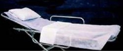 Stretcher Sheet Fitted Sheet 30 X 72 Inch Blue Disposable - BeHope