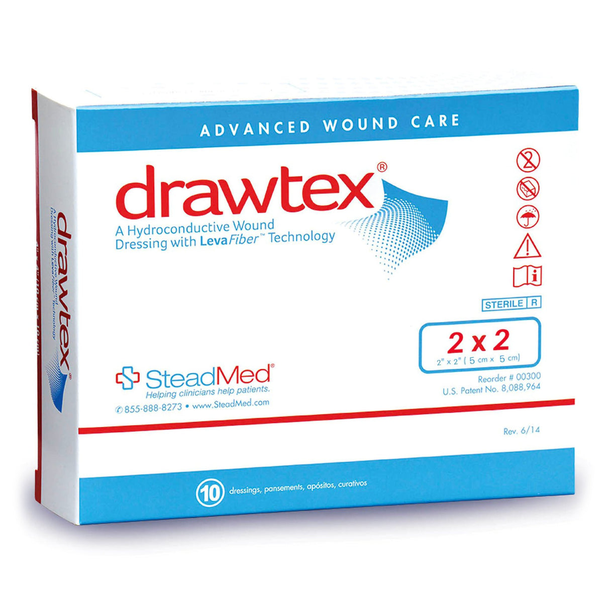 Hydroconductive Wound Dressing Drawtex® for Exudate Management and Debris Removal - BeHope