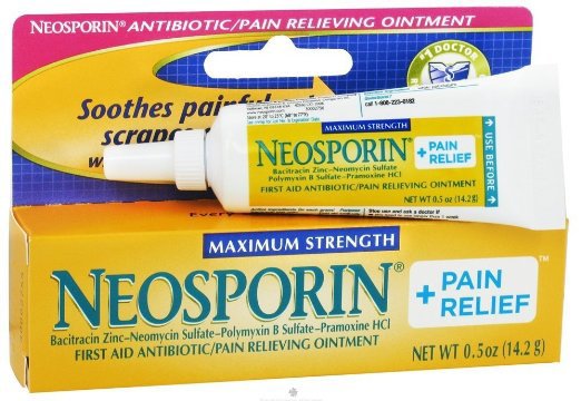 First Aid Antibiotic with Pain Relief Bacitracin / Neomycin / Polymyxin B / Pramoxine HCl Neosporin® + Pain Relief Ointment 0.5 oz. Tube - BeHope