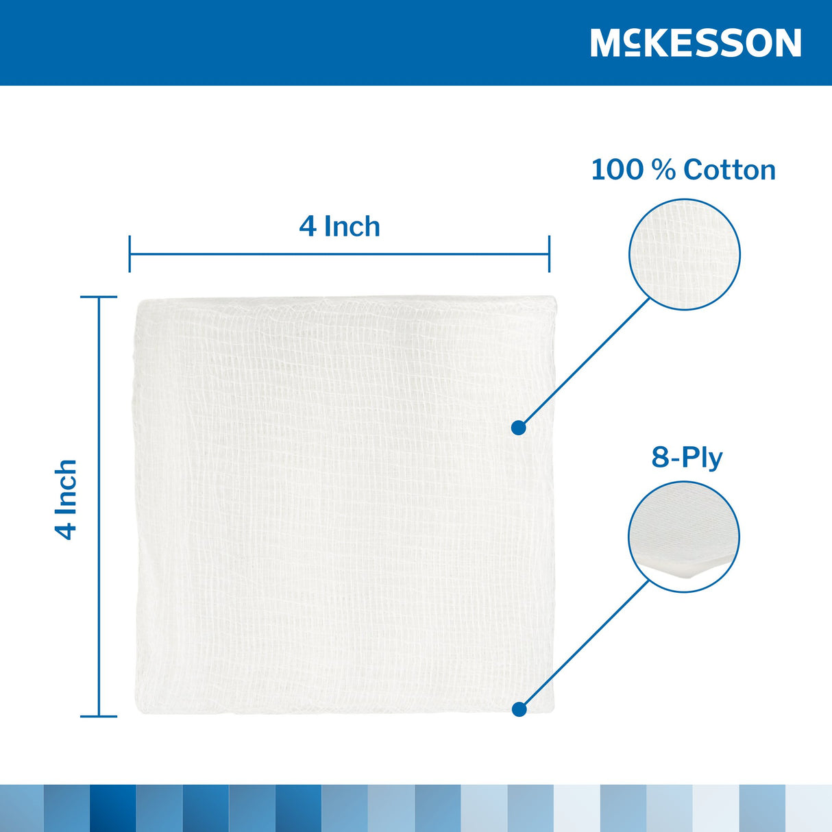 Gauze Sponge Mckesson Sterile for Wound Dressing and Cleaning - BeHope