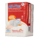 Incontinence Brief Tranquility® AIR-Plus™ Bariatric Adult 4 to 5X-Large Unisex Disposable Heavy Absorbency - BeHope