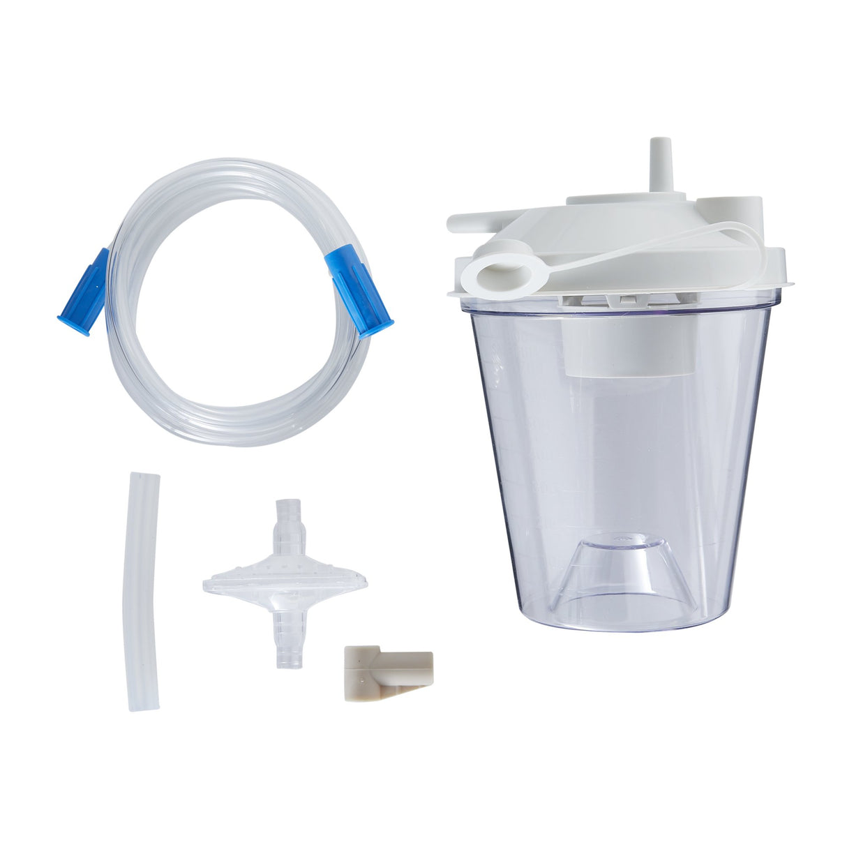Suction Canister Kit 800 mL Float Valve Shut-Off Lid - BeHope