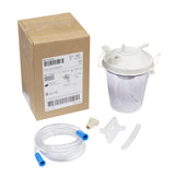 Suction Canister Kit 800 mL Float Valve Shut-Off Lid - BeHope