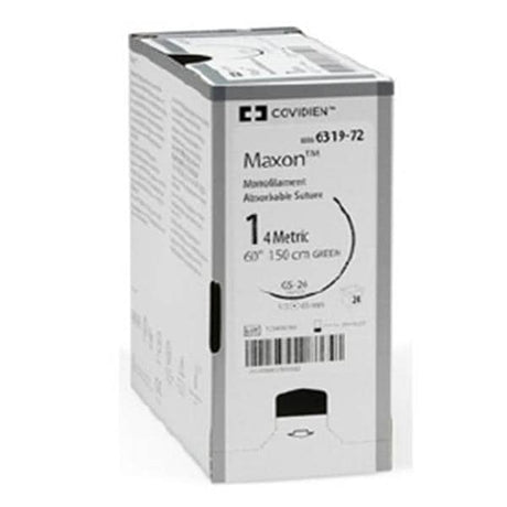 Absorbable Suture With Needle Maxon™ Polyglyconate Cv-22 1/2 Circle Taper Point Needle Size 6-0 Monofilament - Behope