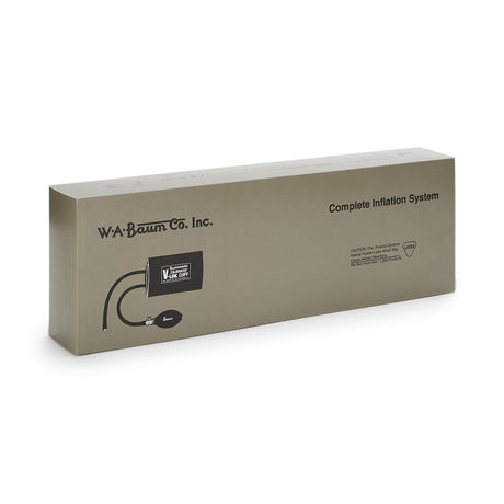 Reusable Blood Pressure Cuff and Bulb Calibrated® V-Lok® 33 to 47 cm Arm Polyester Fabric Cuff Large Adult Cuff - BeHope