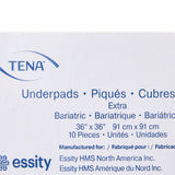 Disposable Underpad TENA® Extra Bariatric 36 X 36 Inch Polymer Light Absorbency - BeHope