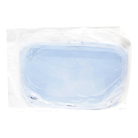Surgical Head Covering with Shield Flyte™ Steri-Shield® Peel-Away One Size Fits Most White Pull On Closure - BeHope