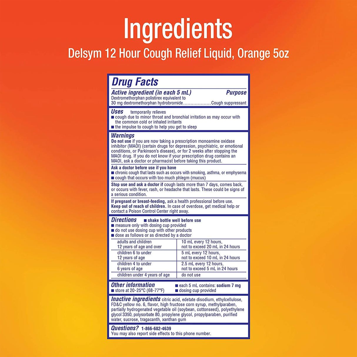 Delsym® 12 Hour Cough And Cold Symptom Relief Liquid - BeHope