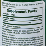 Natural Sleep Aid Nature's Bounty® 90 per Bottle Softgels 5 mg Strength - BeHope