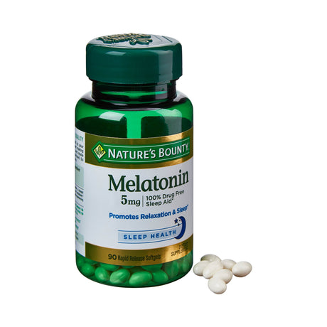 Natural Sleep Aid Nature's Bounty® Melatonin for Restful Sleep - BeHope
