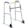 Airgo One Touch Button Folding Walker with 5" Wheels and Glide Skis -BeHope