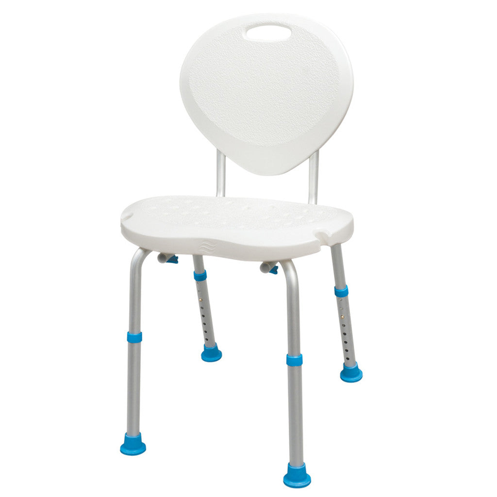 Aquasense Ergonomic Adjustable Bath Seat With Backrest - BeHope