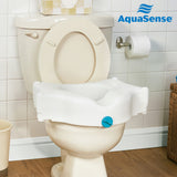Aquasense 3-in-1 Contoured Raised Toilet Seat - BeHope