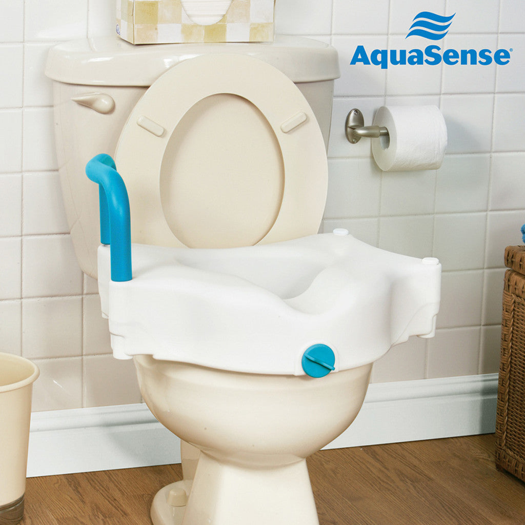 Aquasense 3-in-1 Contoured Raised Toilet Seat - BeHope
