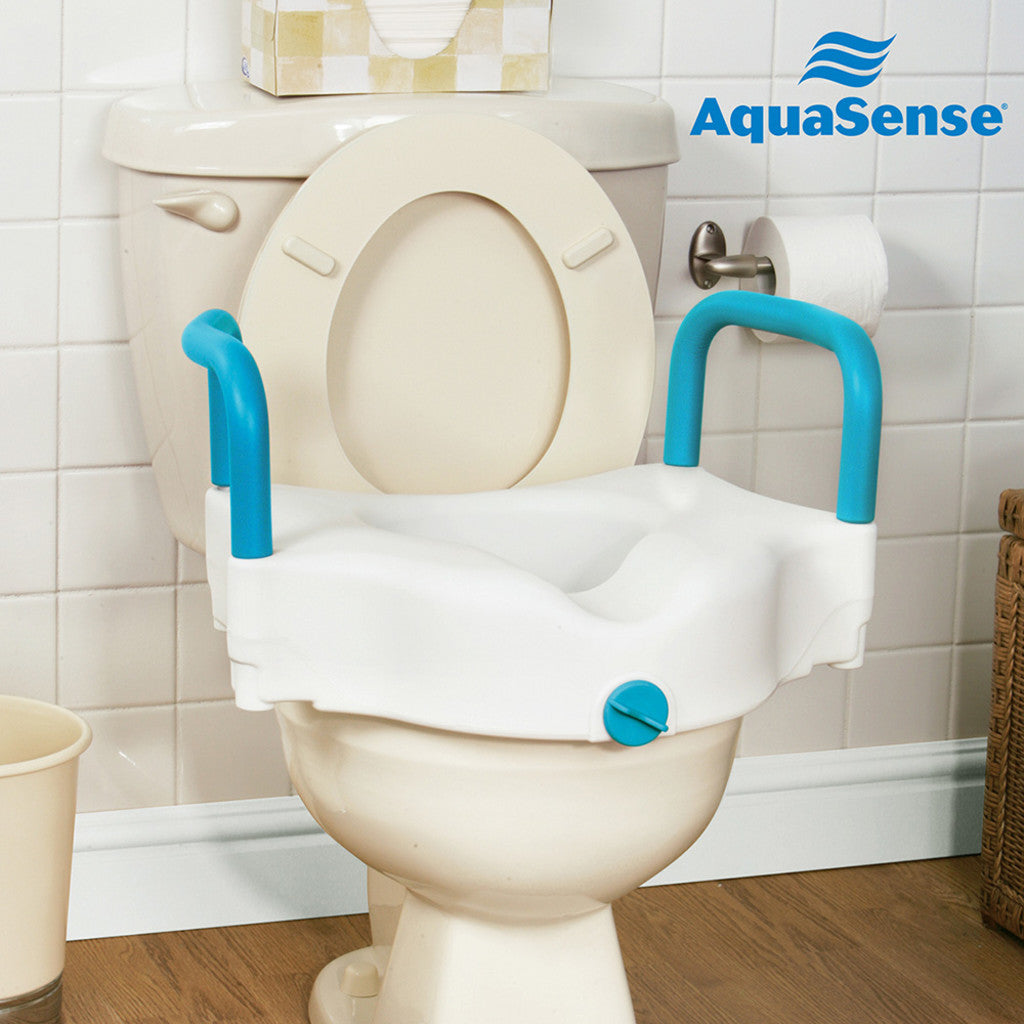 Aquasense 3-in-1 Contoured Raised Toilet Seat - BeHope