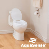 Raised Toilet Seat With Lid, 2" - BeHope