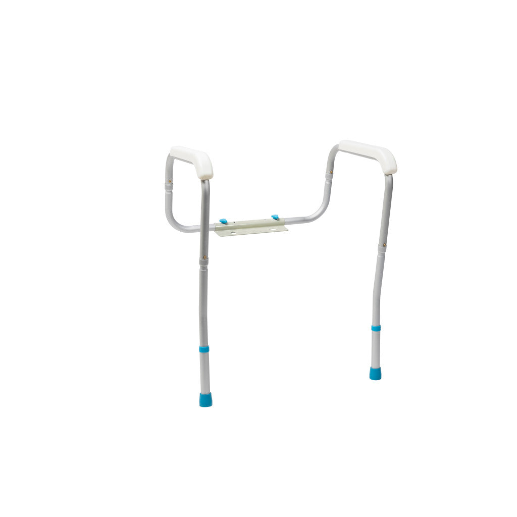 Aquasense Adjustable Toilet Safety Rails, To Floor - BeHope