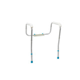 Aquasense Adjustable Toilet Safety Rails, To Floor - BeHope