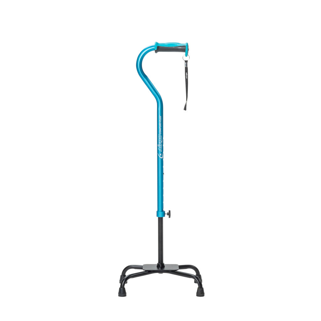 Airgo Comfort-Plus Adjustable Quad Canes, Large Base -BeHope