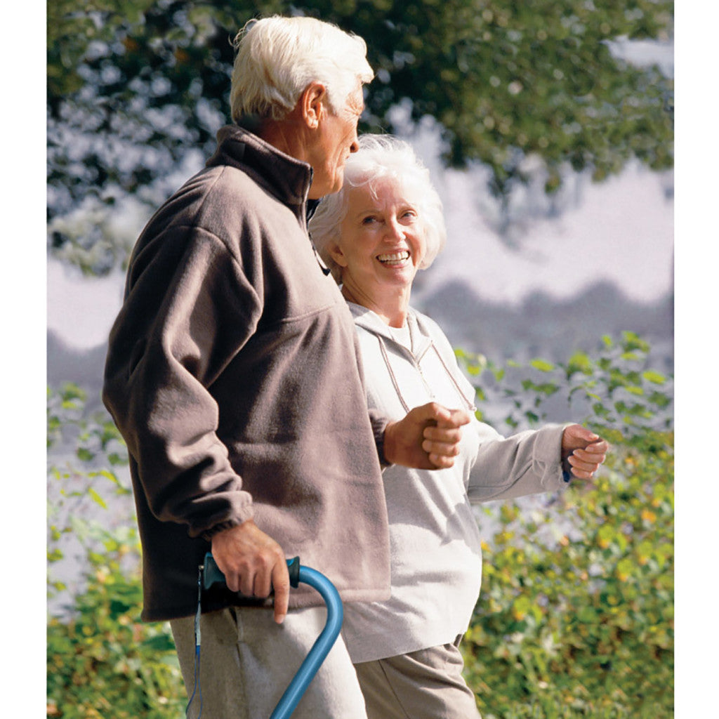 Airgo Comfort-Plus Adjustable Quad Canes, Large Base -BeHope