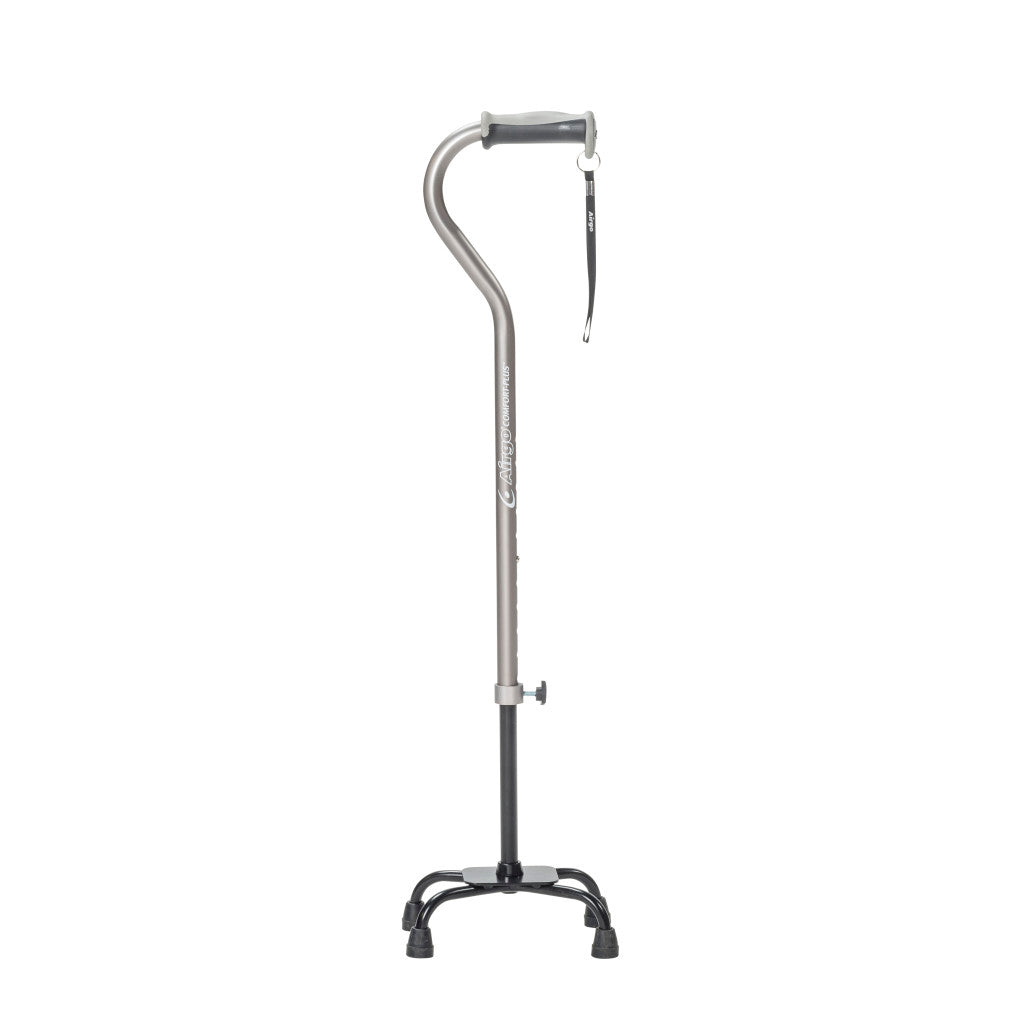 Airgo Comfort-plus Adjustable Quad Canes, Small Base - BeHope