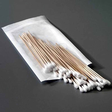 Sterile Cotton Tip Wood Shaft Swabsticks for Wound Care - BeHope