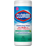 Surface Disinfectant Cleaner Clorox® Premoistened Bleach Free Manual Pull Wipe 35 Count Canister Fresh Scent NonSterile - BeHope