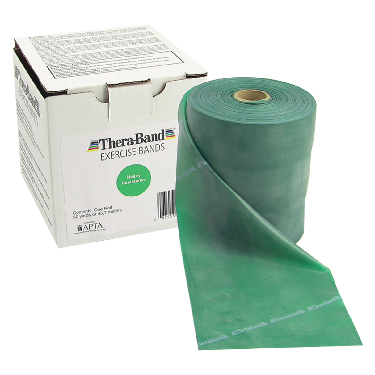 Exercise Resistance Band TheraBand® Green 5 Inch X 50 Yard Heavy Resistance - BeHope