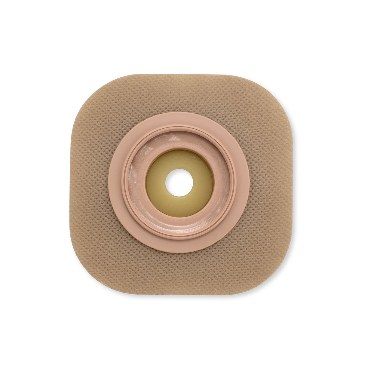 Ostomy Barrier CeraPlus™ New Image™ Trim to Fit, Extended Wear 44 mm Flange Green Code System Up to 1 Inch Opening 4 X 4 Inch - BeHope
